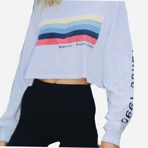 BRANDY MELVILLE BIARRITZ - FRANCE 1990 LONG SLEEVE
